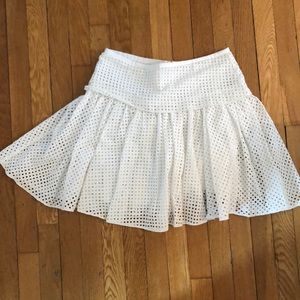 RAG & BONE WHITE LACE SKIRT